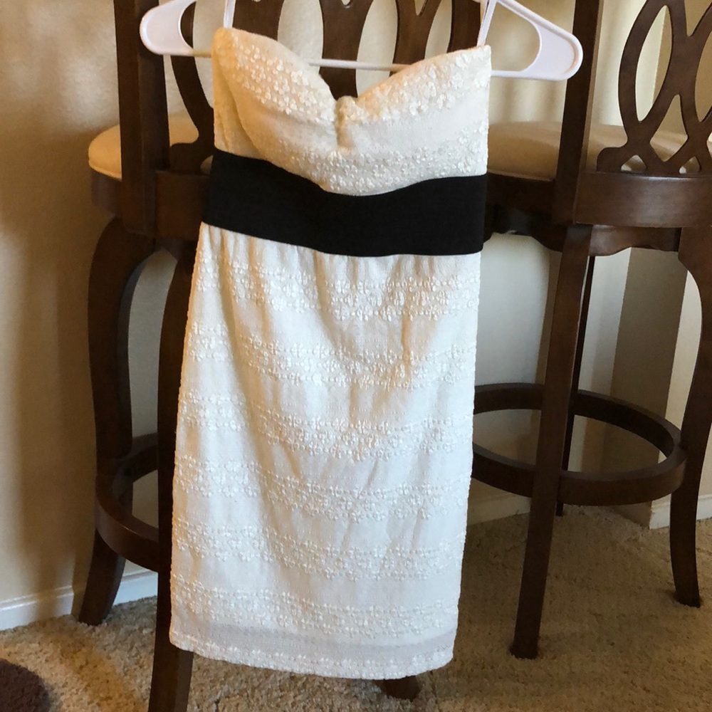 White mini dress